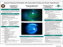 Atypical Herpesviral Keratitis with Associated Uveitis and Ocular Hypertension